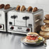 Waring WCT850RC Toaster Heavy-Duty 4-Slot Switchable Bread & Bagel Toaster