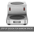 Waring WCW20R Coffee Warmer, Step-Up, Double Coffee Warmer