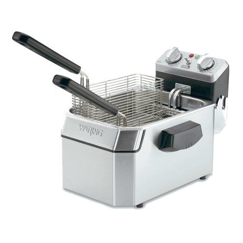 Waring WDF1000 Deep Fryer Heavy-Duty 10 lb. Deep Fryer – 120V