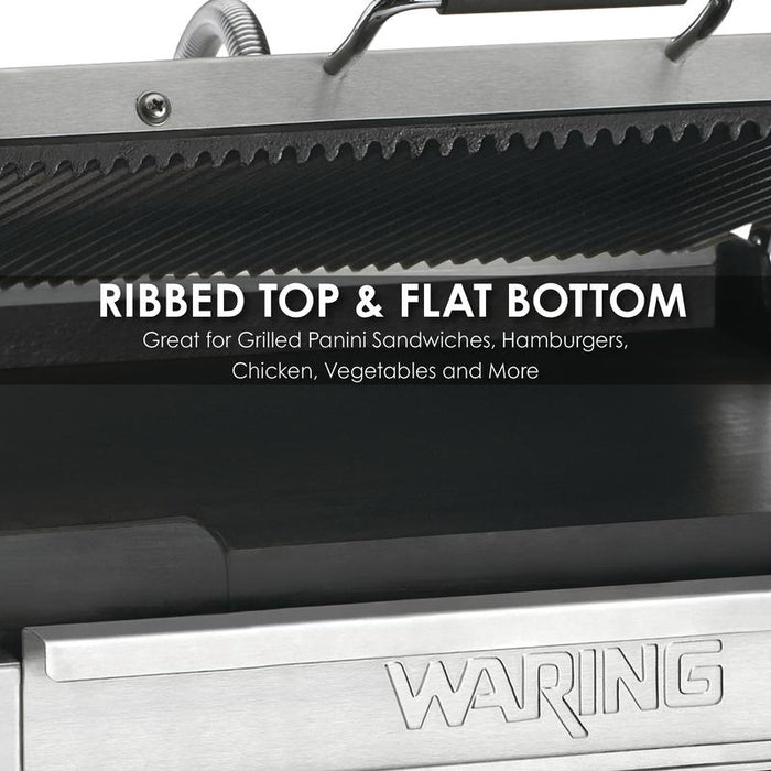 Waring Griddle,Large Italian-Style Panini Grill – 120V