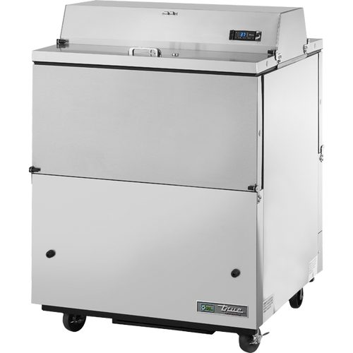 True TMC-34-S-DS-HC Dual Sided, Stainless Steel Exterior/Clear Aluminum Interior with Hydrocarbon Refrigerant