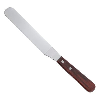 Winco TOS Offset Spatula with Wooden Handle