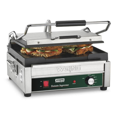 Waring WFG250 Griddle, Large Italian-Style Flat Grill – 120V
