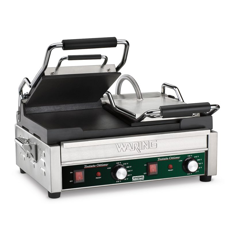 Waring Griddle,Tostato Supremo® Double Italian-Style Flat Grill – 240V