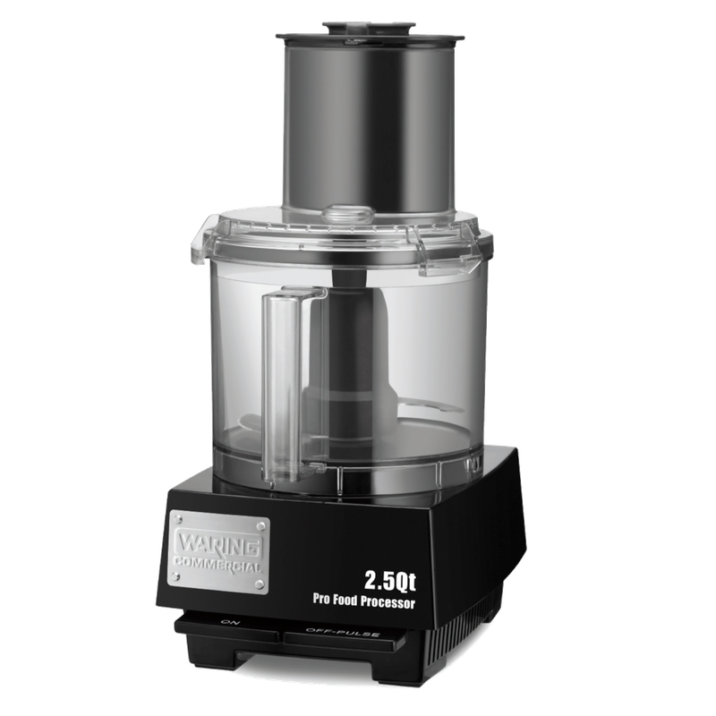Waring WFP11S Food Processor 2.5 Qt. Bowl Cutter Mixer with the Patented LiquiLock® Seal System