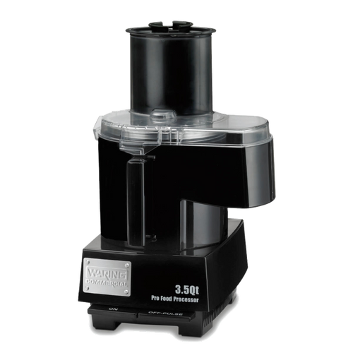 Waring WFP14SC Food Processor 3.5 Qt. Combination Bowl Cutter Mixer and Continuous-Feed with Patented LiquiLock® Seal System