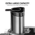 Clear cover and processing controls on Waring WFP16SCD 4-quart food processor with adjustable slicing disc visible