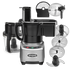 Waring WFP16SCD commercial food processor with 4-quart LiquiLock® bowl and dicing kit on stainless steel countertop.