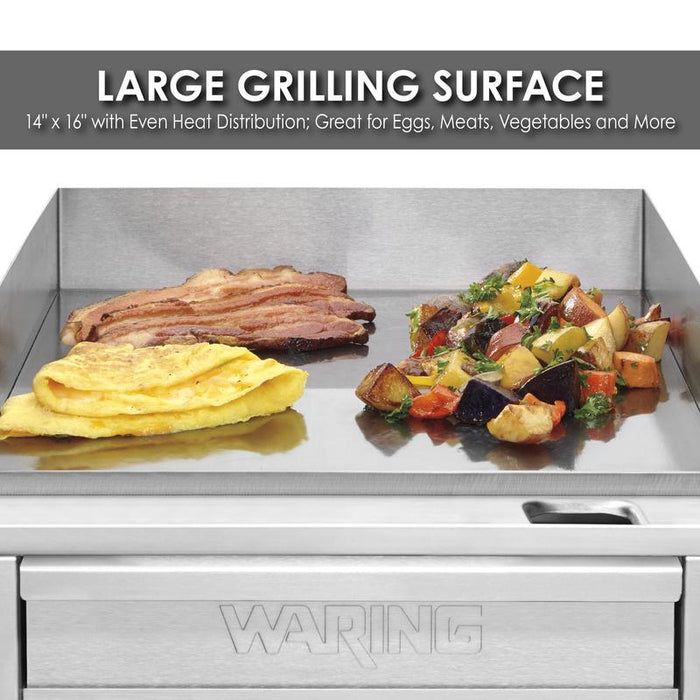 Waring Griddle,14" Electric Countertop Griddle – 120V