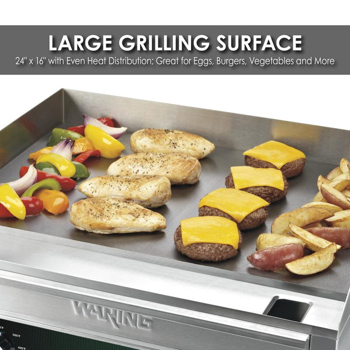 Waring Griddle,24" Electric Countertop Griddle – 240V