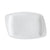 CAC Chinaware White Pearl Rect. Platter 11 3/4