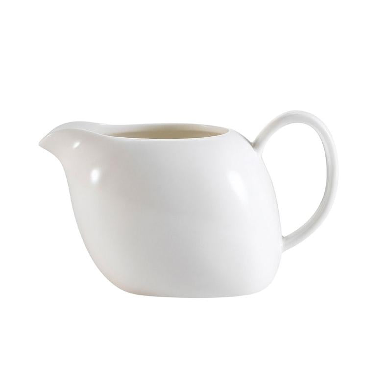 CAC Chinaware White Pearl Creamer 6oz 5 1/4"