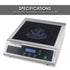 Waring Induction/ Burner Commercial Induction Range - 120V 1800W