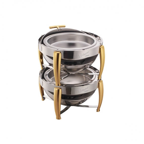 103B, Virtuoso Series Stackable Round Chafer w/ 6 Qt. Capacity by Winco