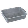 Winco  5" Heavyweight Polypropylene Perforated Bus Box