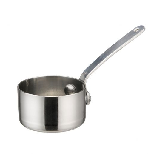DCWA SERIES, Stainless Steel Mini Saucepan Serving Dish with Handle by Winco - Available in Different Sizes