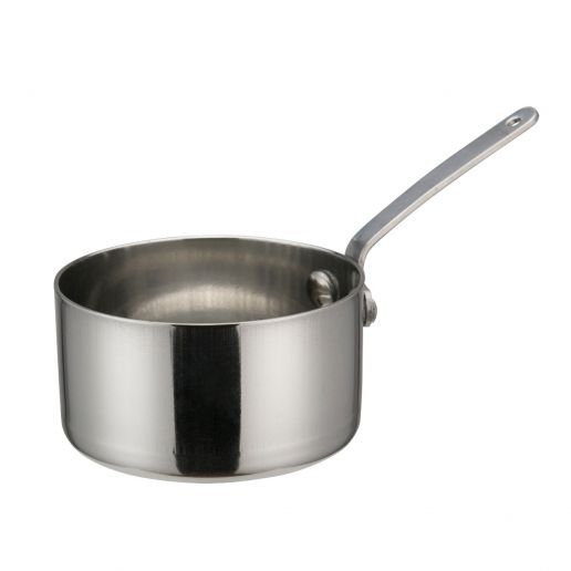 DCWA SERIES, Stainless Steel Mini Saucepan Serving Dish with Handle by Winco - Available in Different Sizes