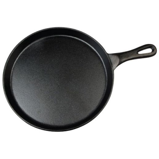 Winco IGL-10 Grill Pan, Cast Iron, 10"Dia (Price/Piece)