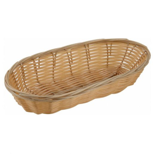 PWBN SERIES, Tan Woven Poly Wire Baskets by Winco - Available in Different Sizes