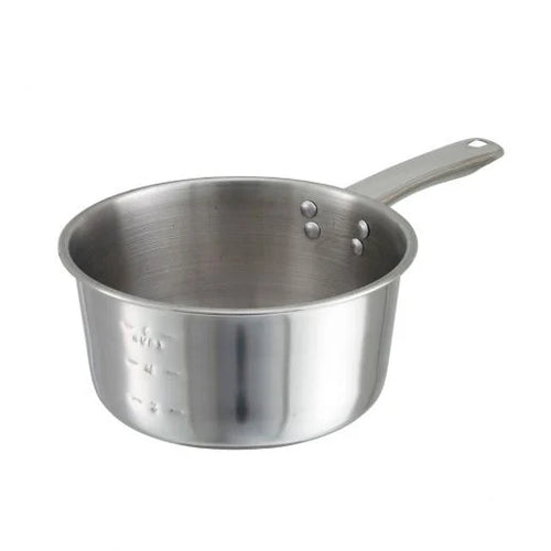 Winco SAP-1.5 1-1/2qt Sauce Pan, Mirror Finish, S/S (Price/Piece)