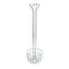Winco TB-25 Tortilla Shell Fry Basket, 6-1/4" dia. x 25"H, Chrome Plated (Price/Piece)