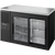 True TBR52-RISZ1-L-B-11-1 Reach-In Single Zone Refrigerator with Left Side Refrigeration System. Black Exterior and Glass Slide Doors