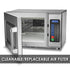 Waring WMO120 Heavy-Duty 1800W Commercial Microwave Oven – Compact & Powerful Stainless Steel Design