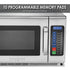 Waring Heavy-Duty 1800W Commercial Microwave Oven – Compact & Powerful Stainless Steel Design