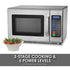 Waring WMO120 Heavy-Duty 1800W Commercial Microwave Oven – Compact & Powerful Stainless Steel Design
