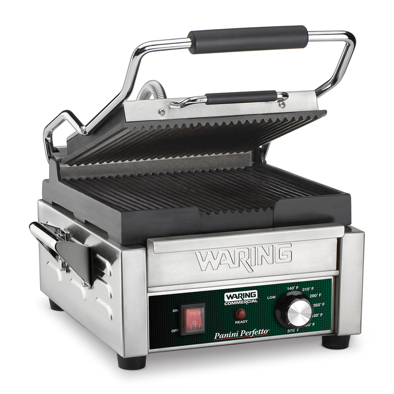 Waring WPG150 Griddle,Compact Italian-Style Panini Grill – 120V