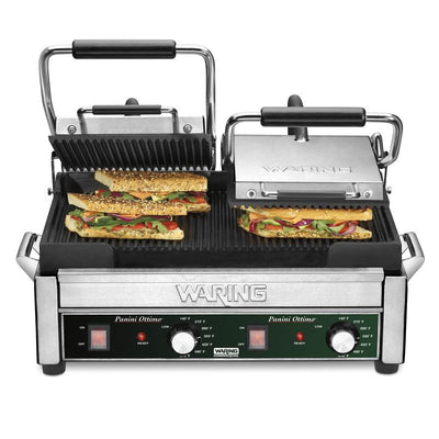Waring WPG300 Griddle, Double Italian-Style Panini Supremo® Grill – 240V