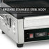 Double Ribbed Panini Grill with Timer, 17" x 9.5"  WPG300T by Waring