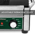 Double Ribbed Panini Grill with Timer, 17" x 9.5"  WPG300T by Waring