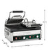 Double Ribbed Panini Grill with Timer, 17" x 9.5"  WPG300T by Waring