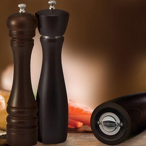 Maestro Modern Pepper Mill, Modern Espresso Finish by Winco - Available in Different Sizes