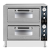 Waring WPO750 Ovens Heavy-Duty Double-Deck Pizza Oven - Dual Chamber
