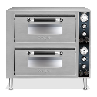 Waring Ovens Heavy-Duty Double-Deck Pizza Oven - Dual Chamber