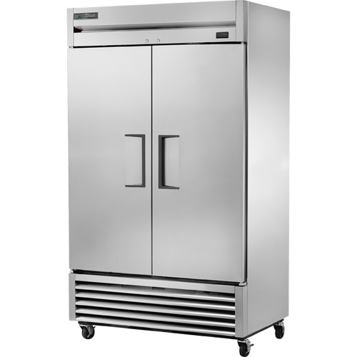 True TS-43-HC Reach-In Solid Swing Door Stainless Steel Refrigerator
