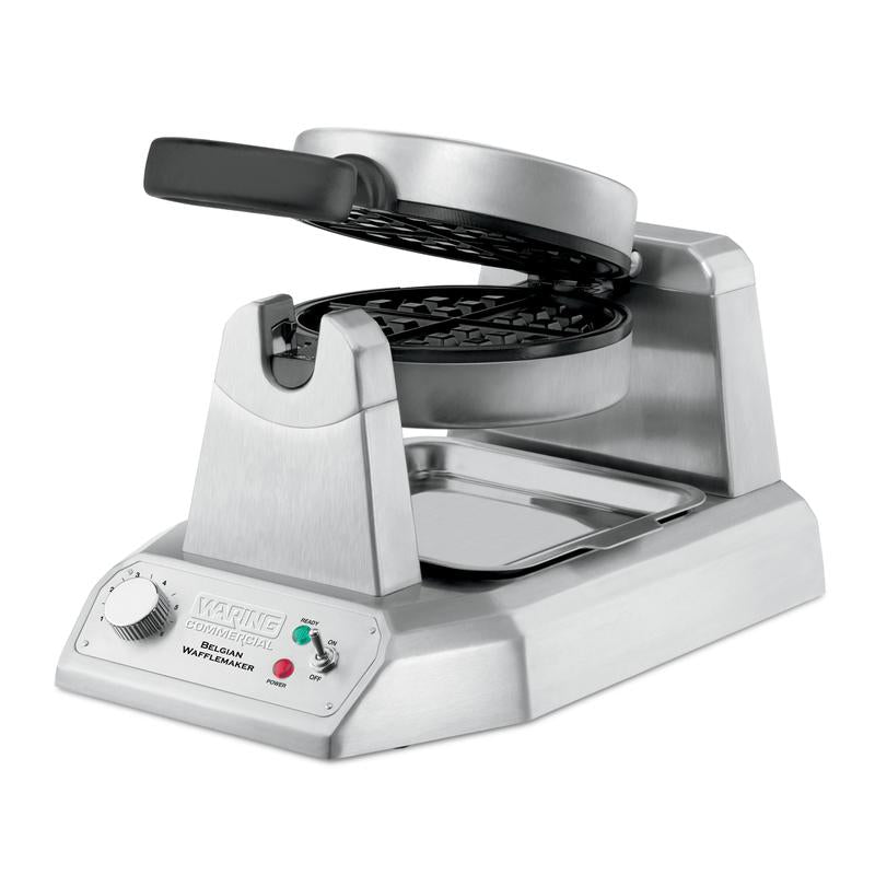 Waring Waffle,Single Belgian Waffle Maker with Serviceable Plates