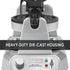 Waring WW180X Waffle, Single Belgian Waffle Maker with Serviceable Plates