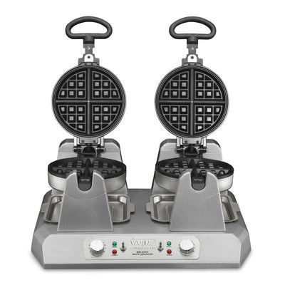 Waring WW250X2 Waffle, Side-By-Side Single Belgian Waffle Maker – 120V 2400W