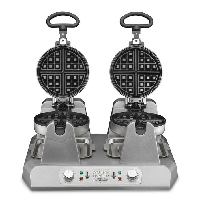 Waring Waffle,Side-By-Side Single Belgian Waffle Maker – 120V 2400W