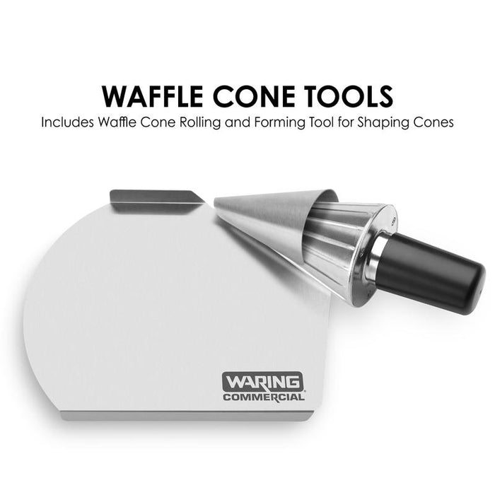 Waring Waffle,Double Waffle Cone Maker - 120V, 1400W