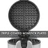 Waring Waffle,Single Classic Waffle Maker With Serviceable Plates