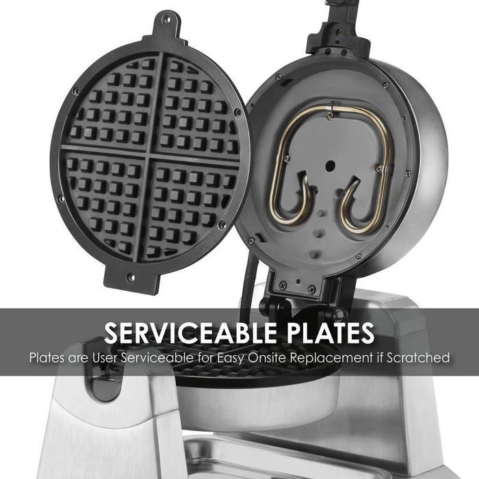 Waring Waffle,Single Classic Waffle Maker With Serviceable Plates