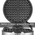 Waring WWD200 Waffle, Double Classic Waffle Maker – 120V 1300W