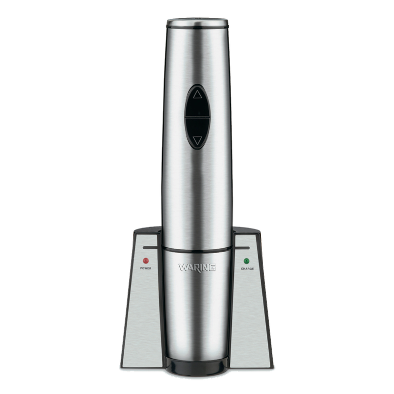 Waring WWO120 Speciality Portable Electric Wine Bottle Opener with Recharging Station