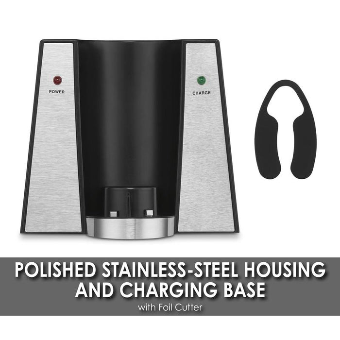 Waring  Speciality Portable Electric Wine Bottle Opener with Recharging Station