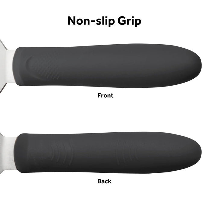 Winco TKP-51 - Pie Server with Offset, Black Polypropylene Handle, 4-5/8" x 2-3/8" Blade