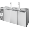 True TDR84-RISZ1-L-S-SSS-1 Reach-In Single Zone Refrigerator with Left Side Refrigeration System. Stainless Exterior and Solid Swing Doors